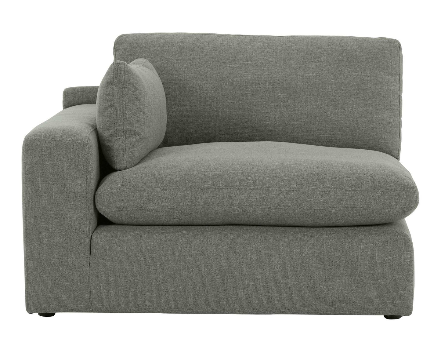 Elyza Smoke 2pc Sectional Loveseat