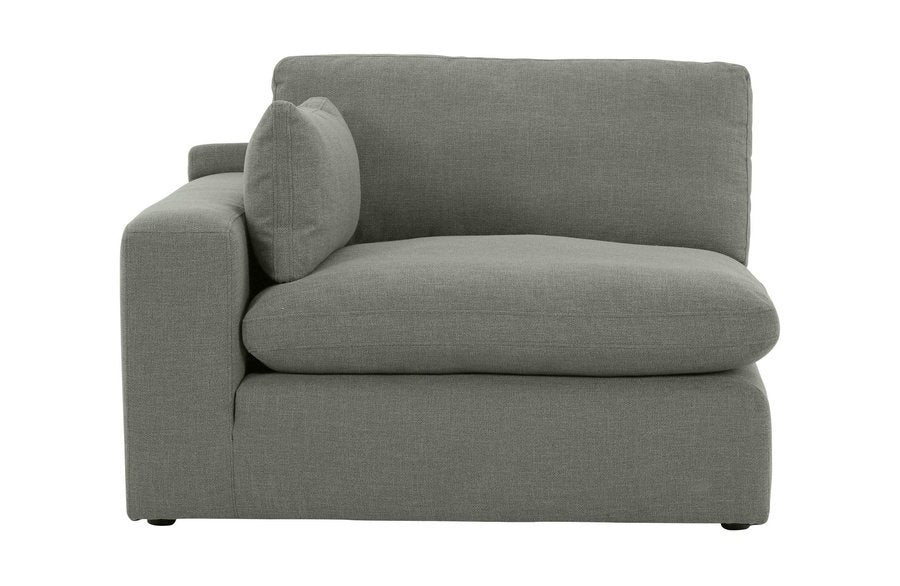 Elyza Smoke 3pc Sectional Sofa