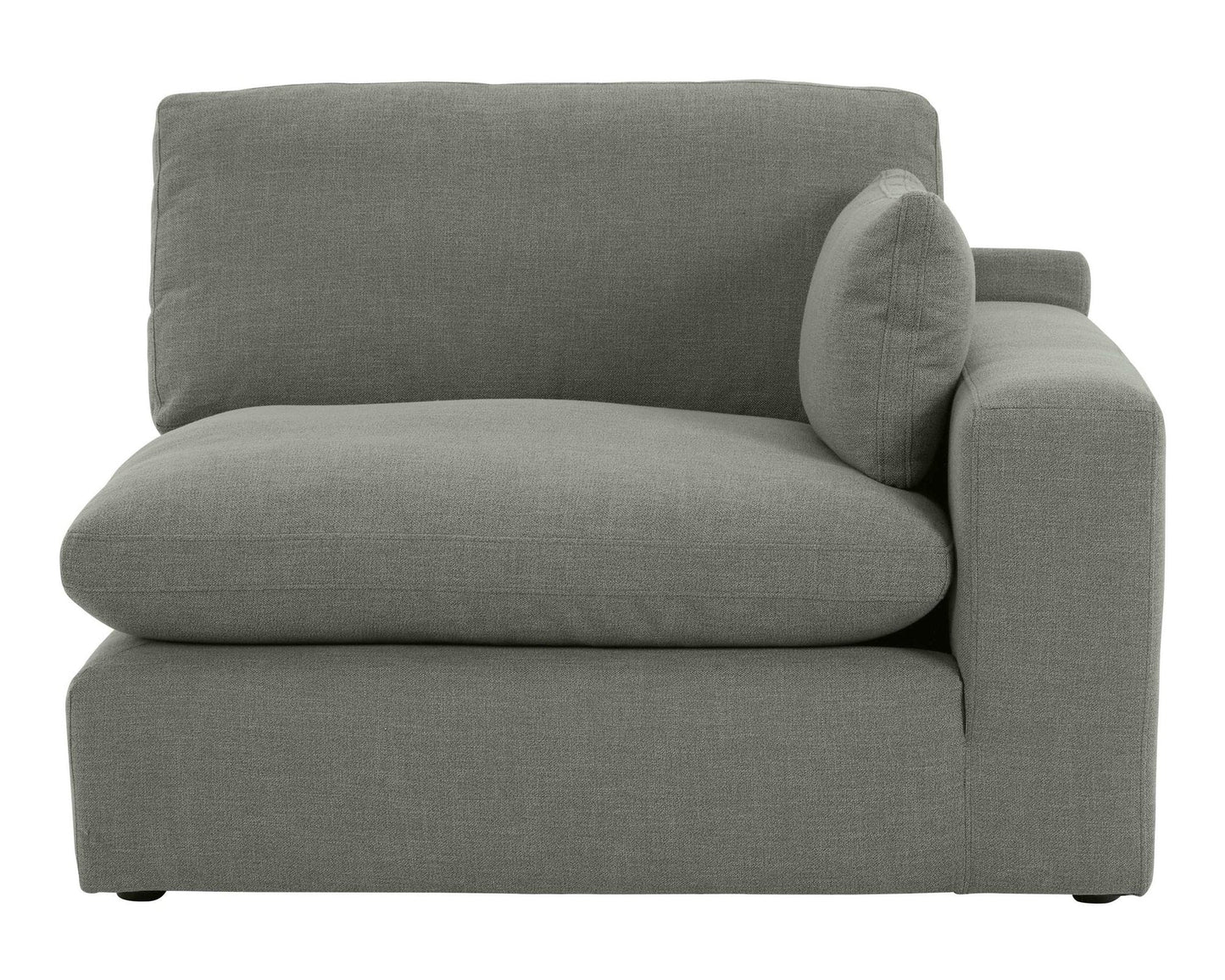 Elyza Smoke 2pc Sectional Loveseat