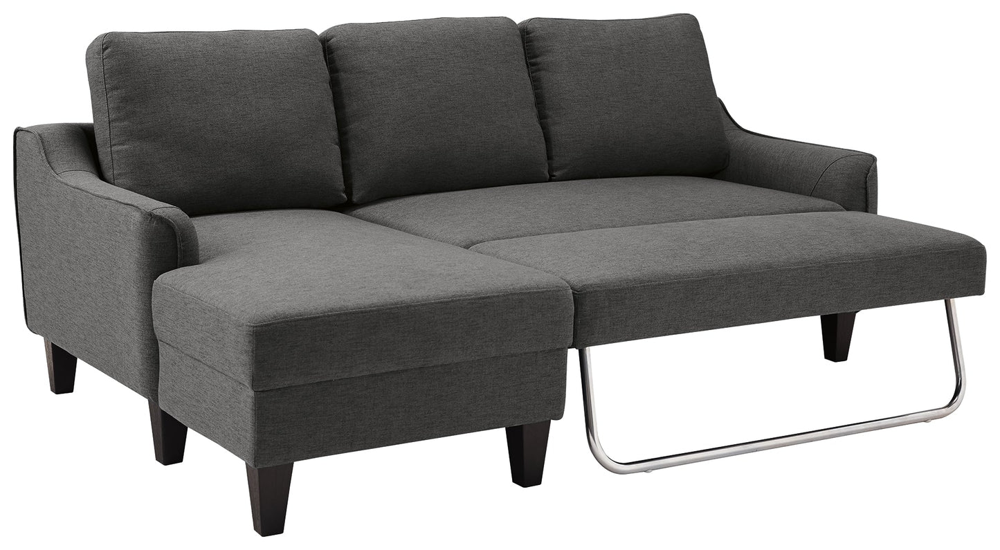 Jarreau Gray Sofa Chaise Sleeper and Chair