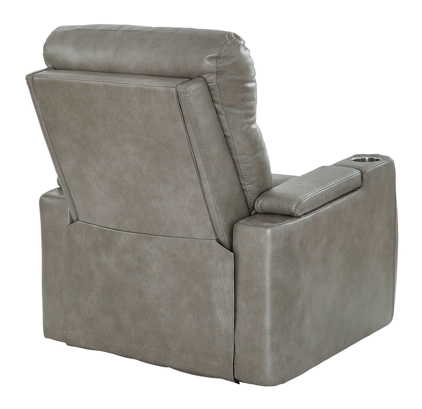 Benndale Gray Power Recliner w/ LED