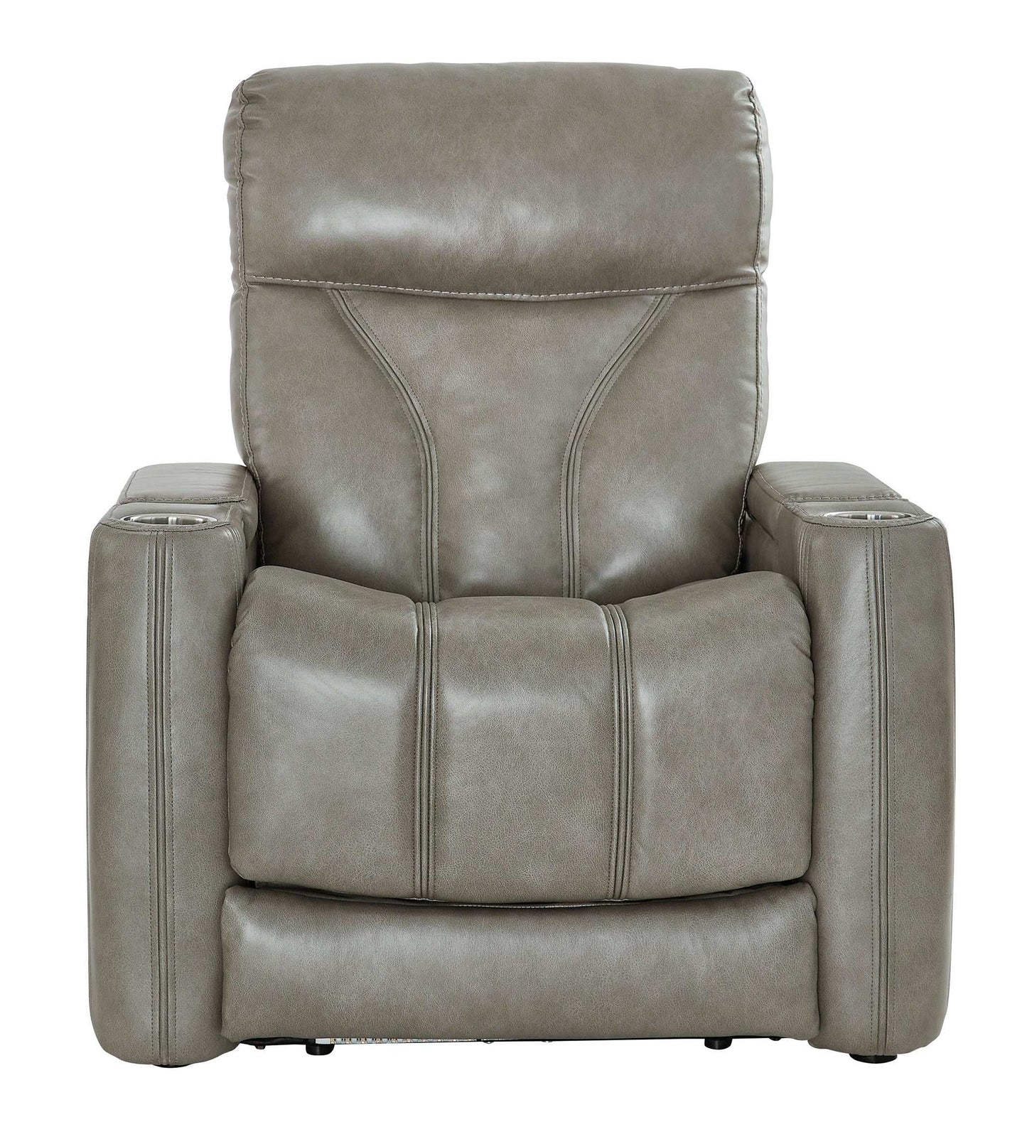 Benndale Gray Power Recliner w/ LED