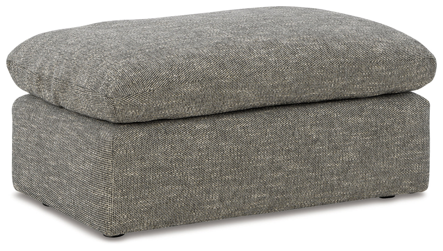 Dramatic Granite Ottoman