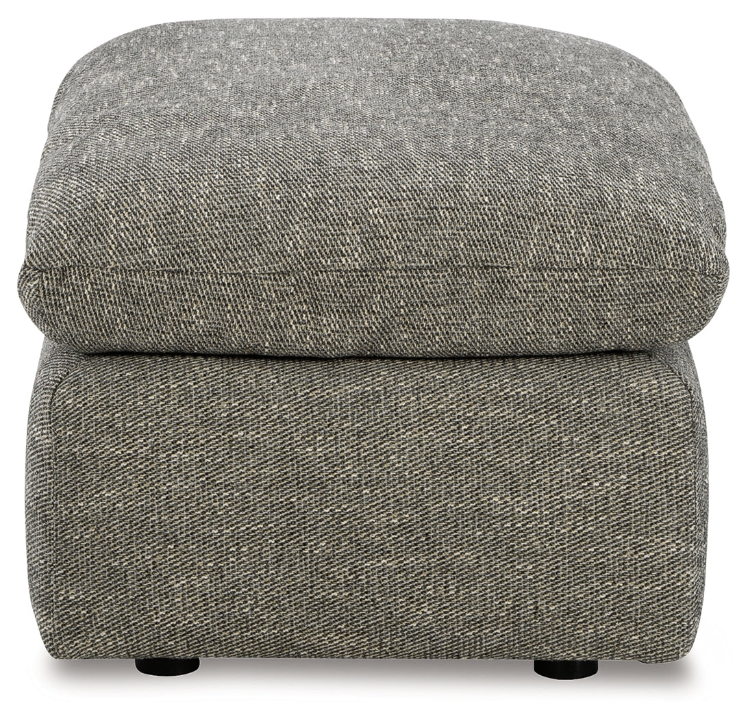 Dramatic Granite Ottoman