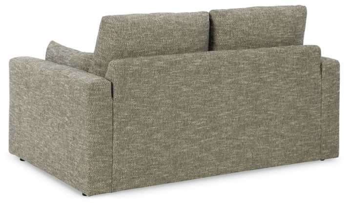 Dramatic Granite Fabric Loveseat