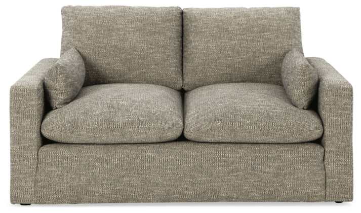 Dramatic Granite Fabric Loveseat