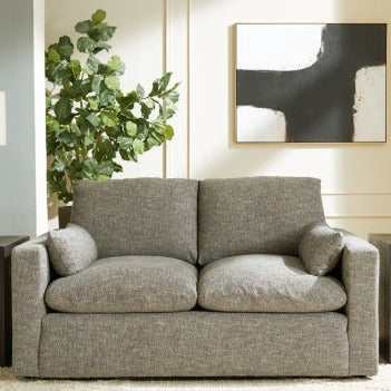 Dramatic Granite Fabric Loveseat