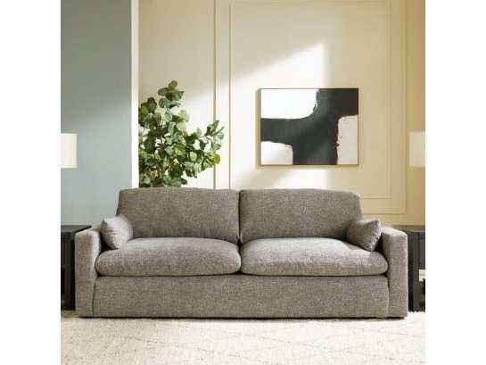 Dramatic Granite Fabric Sofa