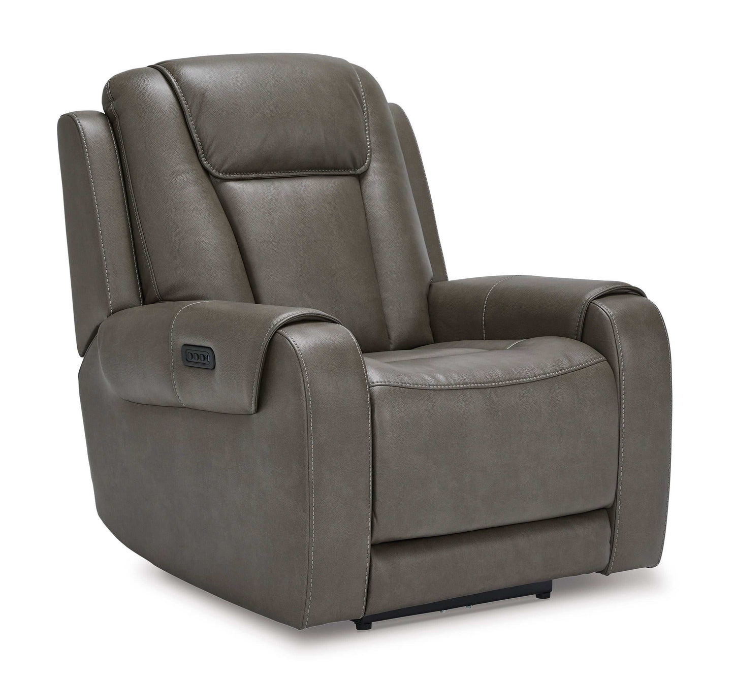 Card Player Smoke Power Recliner