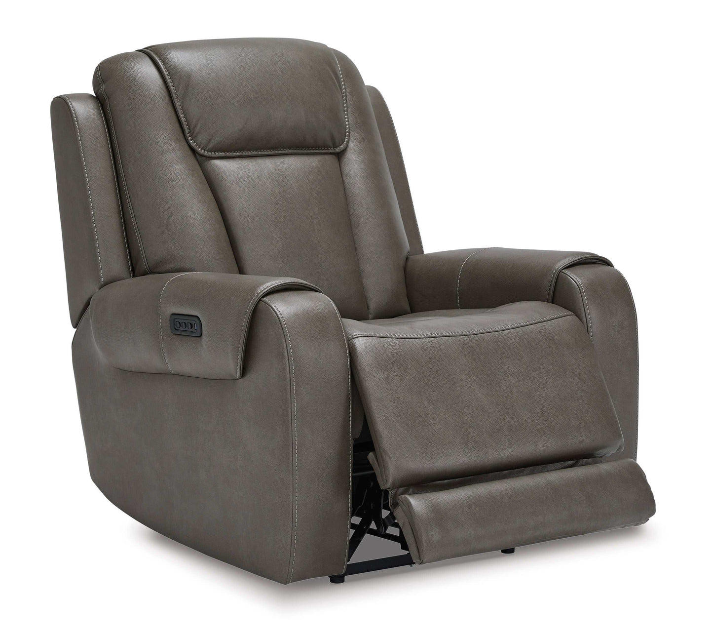 Card Player Smoke Power Recliner