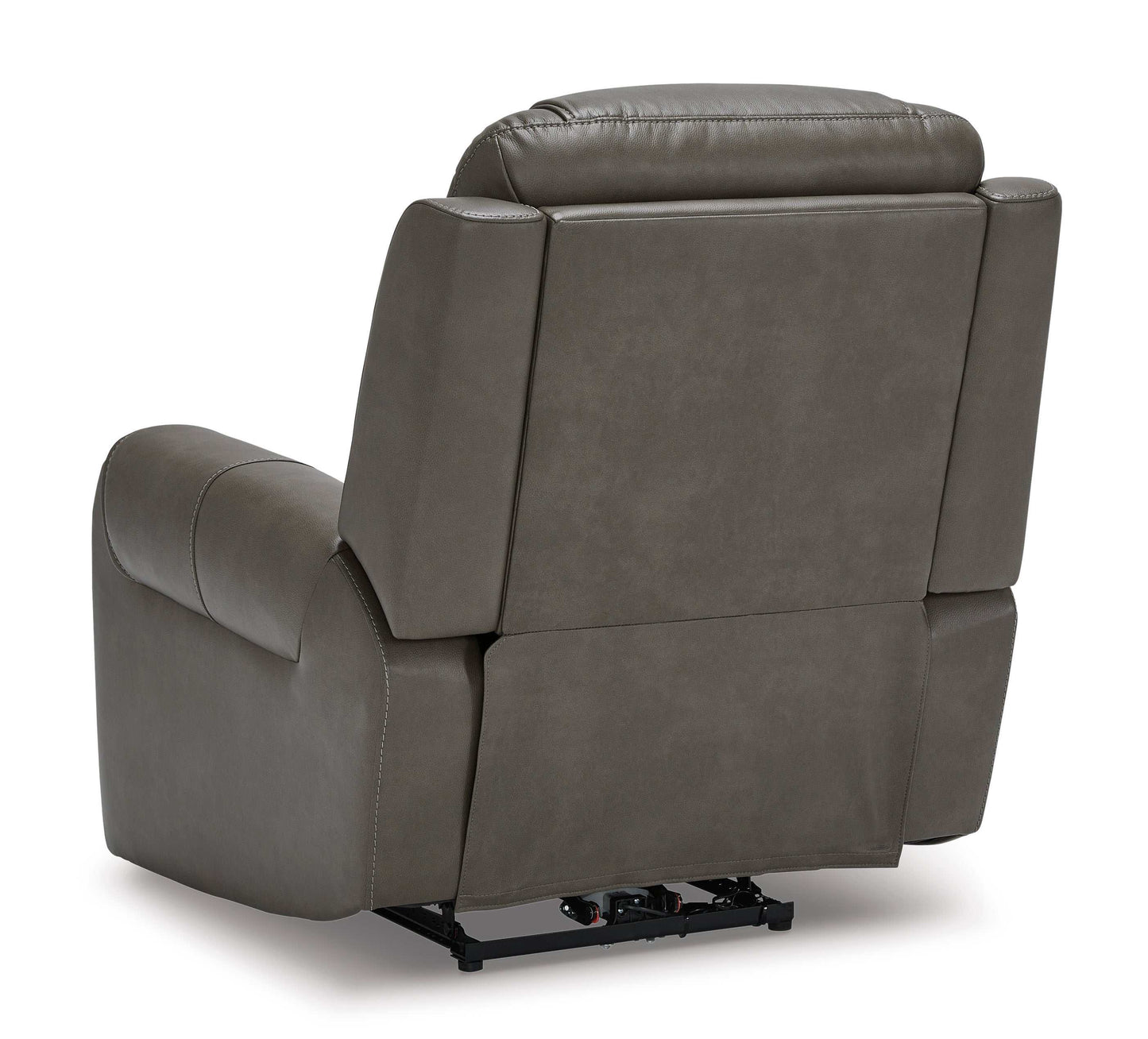 Card Player Smoke Power Recliner