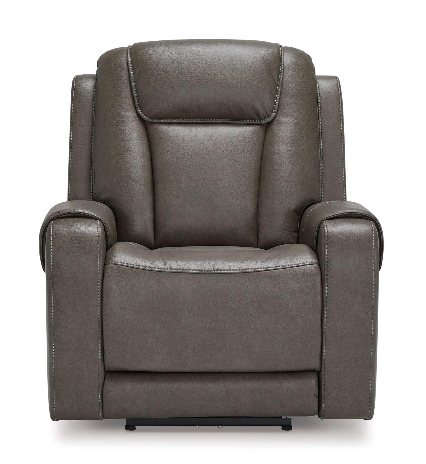 Card Player Smoke Power Recliner