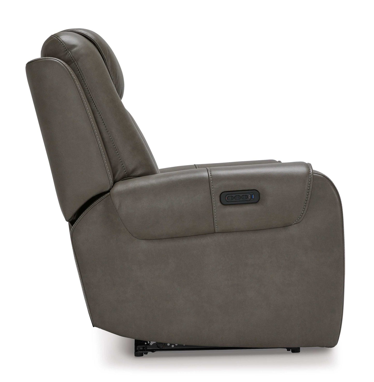 Card Player Smoke Power Recliner