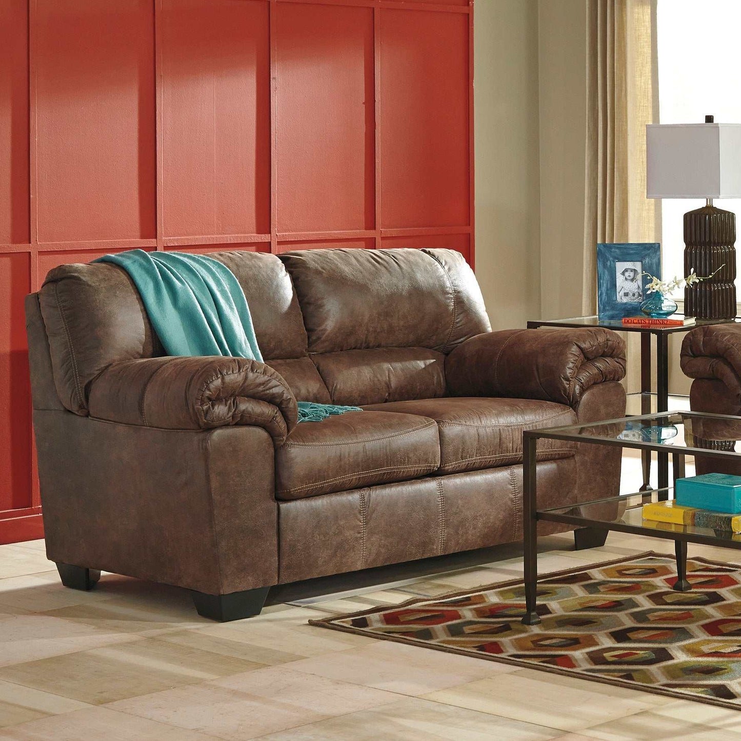 Bladen Coffee Stationary Loveseat