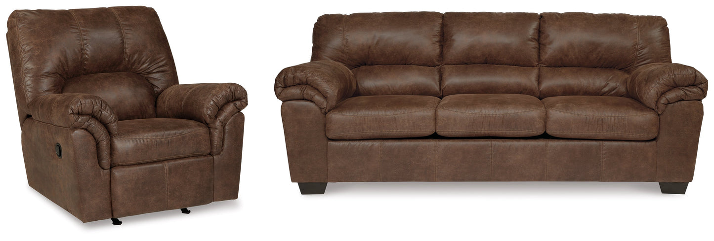 Bladen Brown Sofa and Recliner