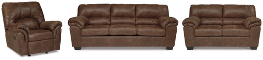 Bladen Brown Sofa, Loveseat and Recliner