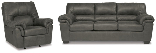 Bladen Gray Sofa and Recliner