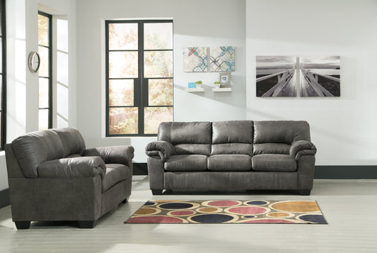 Bladen Gray Full Sofa Sleeper and Loveseat