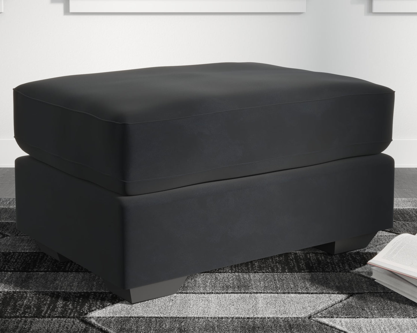 Gleston Black Sofa and Loveseat with Ottoman