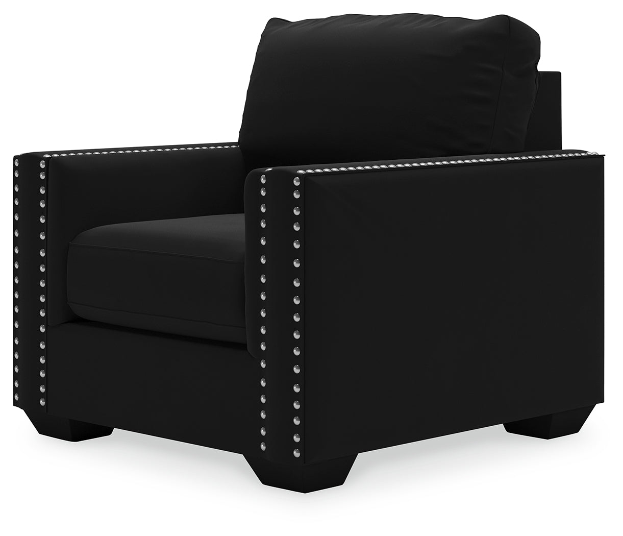 Gleston Black Loveseat, Chair and Ottoman