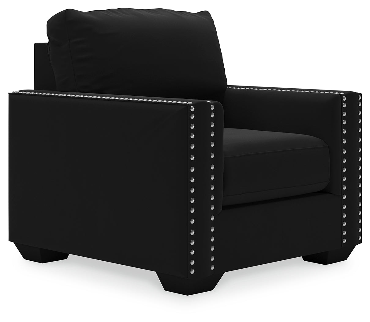 Gleston Black Loveseat, Chair and Ottoman