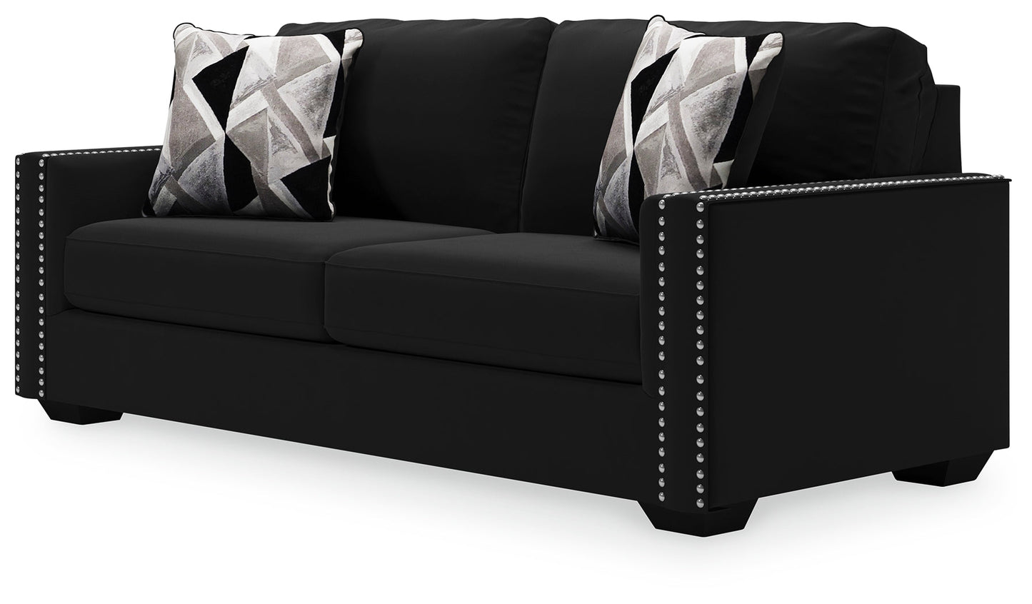 Gleston Black Sofa and 2 Chairs