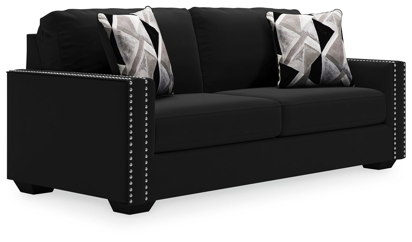 Gleston Black Sofa and 2 Chairs