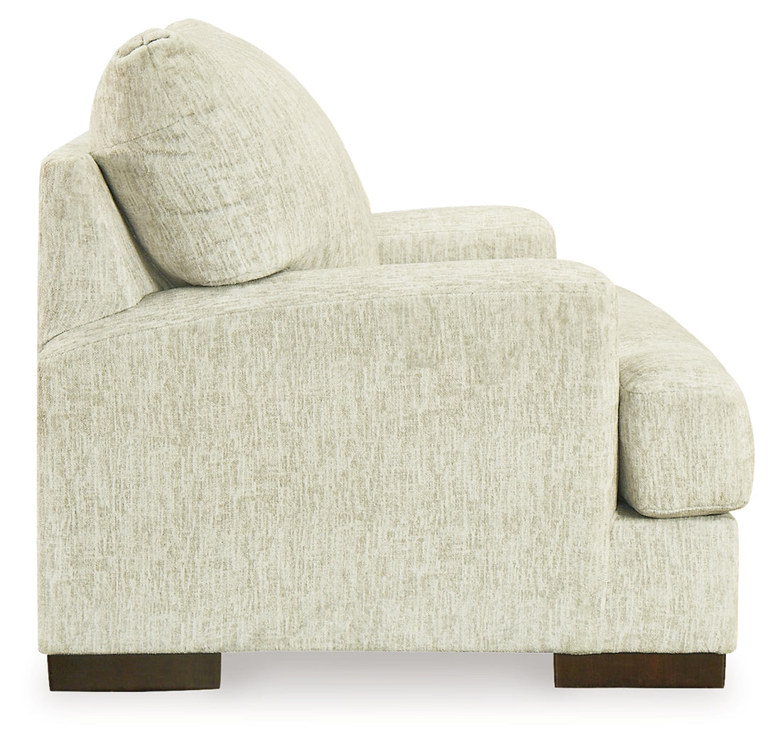 Caretti Beige Sofa, Loveseat, Oversized Chair and Ottoman