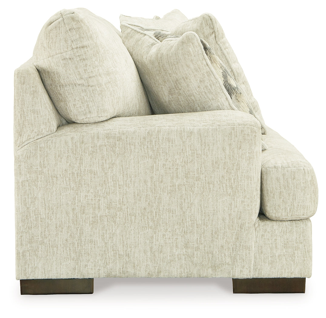 Caretti Beige Sofa, Loveseat, Oversized Chair and Ottoman