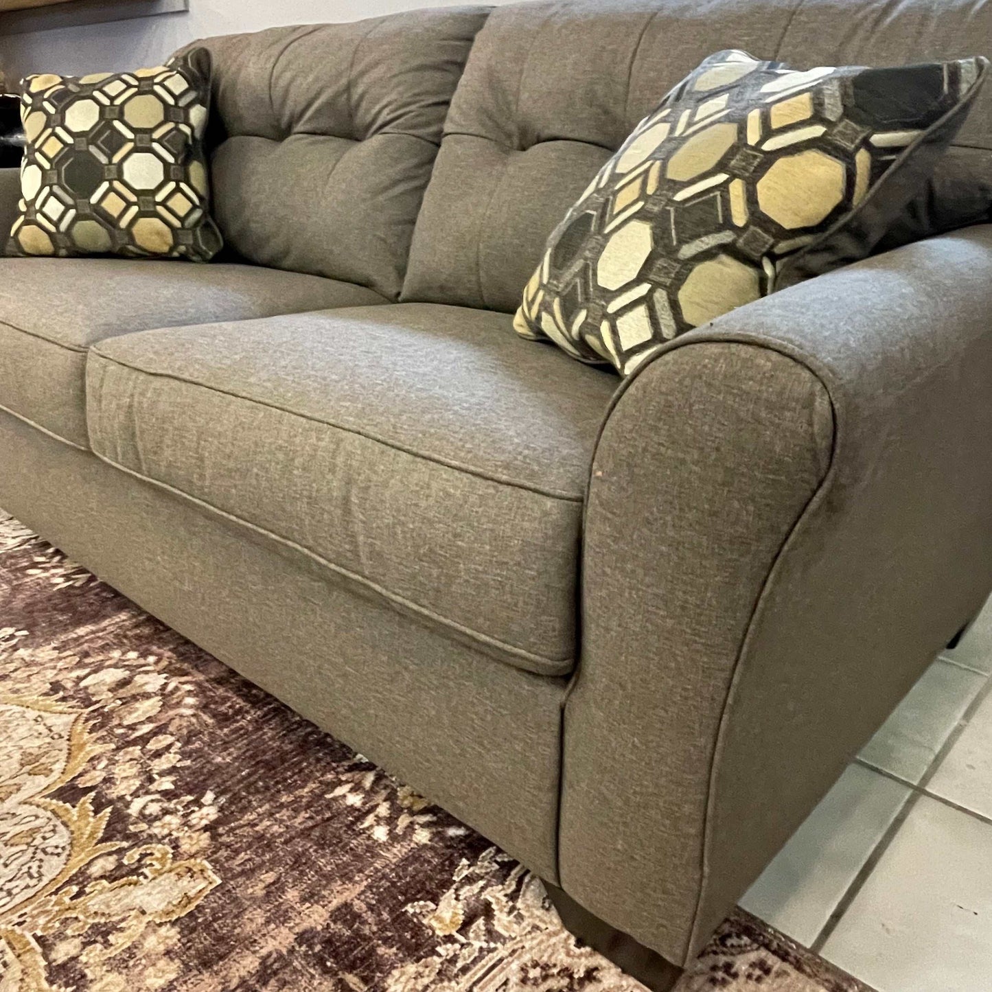 Tibbee Slate Sofa