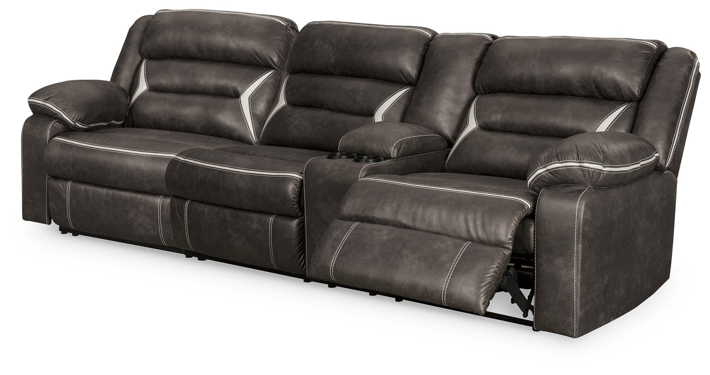 Kincord Midnight 2-Piece Power Reclining Sectional Sofa