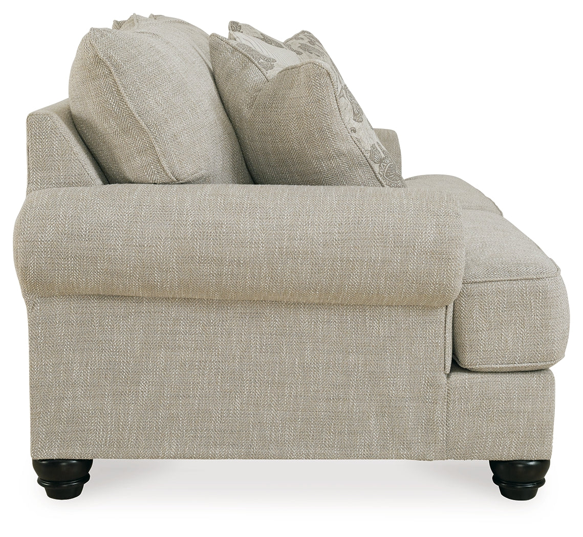 Asanti Fog Sofa, Loveseat, Oversized Chair and Ottoman