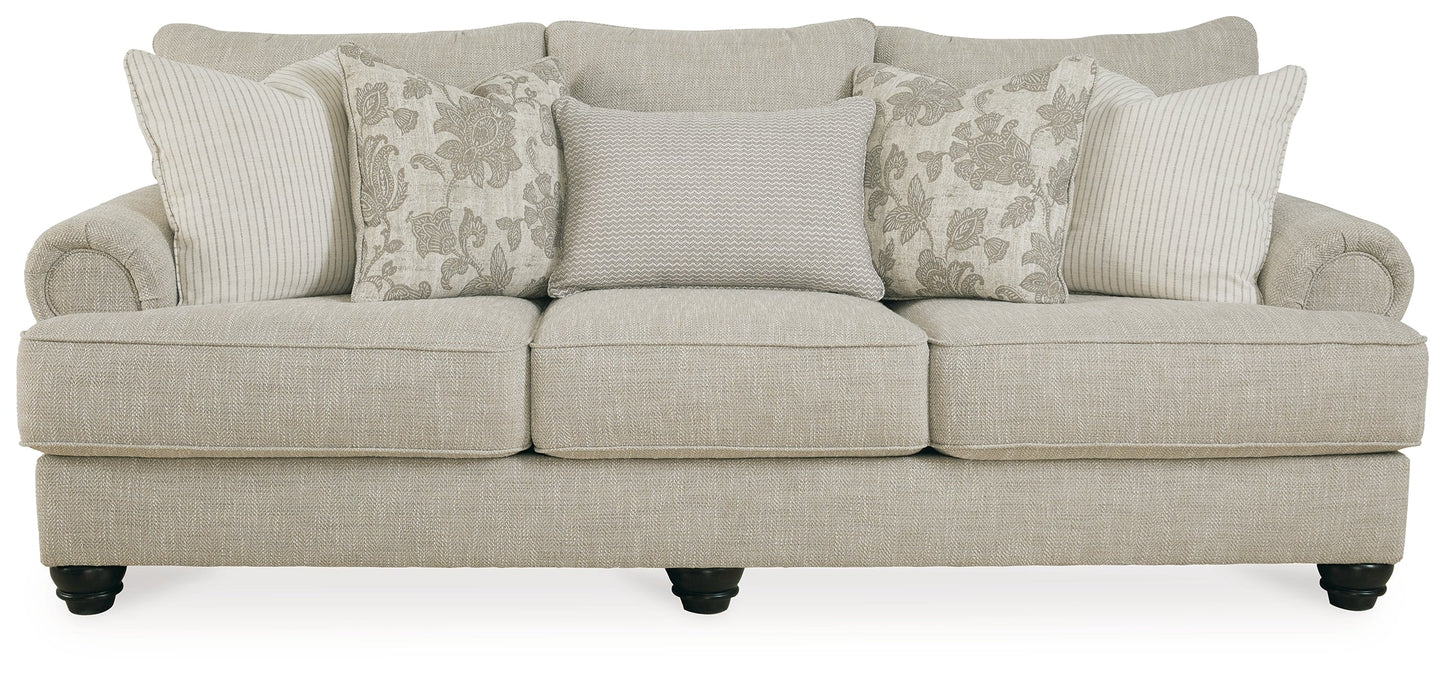 Asanti Fog Sofa, Loveseat and Ottoman