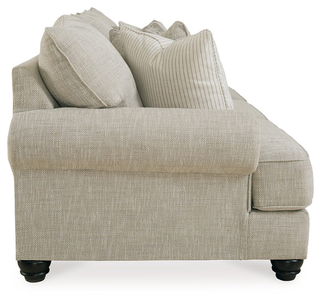 Asanti Fog Sofa, Loveseat and Ottoman