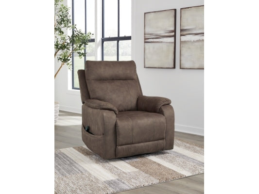 Crestmeade Espresso Power Lift Recliner - Ornate Home