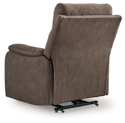 Crestmeade Espresso Power Lift Recliner - Ornate Home