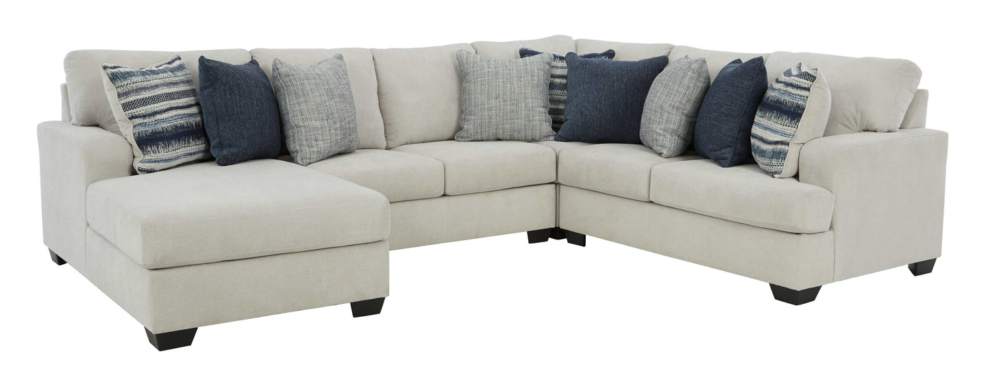 Lowder Stone 4pc Sectional Sofa w/ LAF Chaise