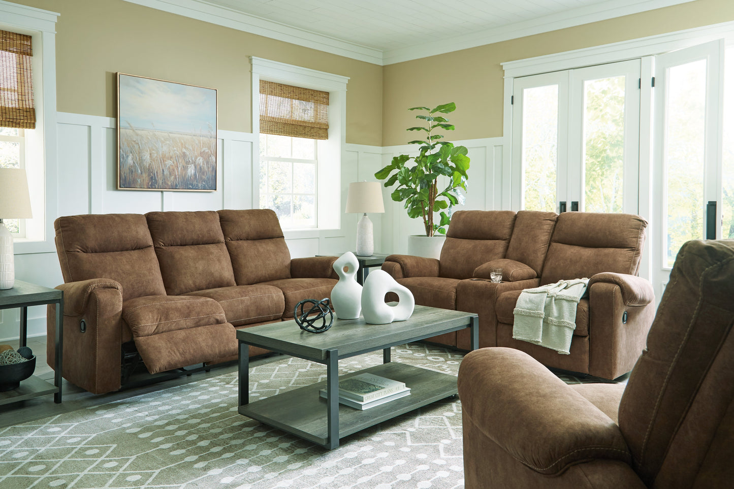 Edenwold Reclining Sofa, Loveseat and Recliner