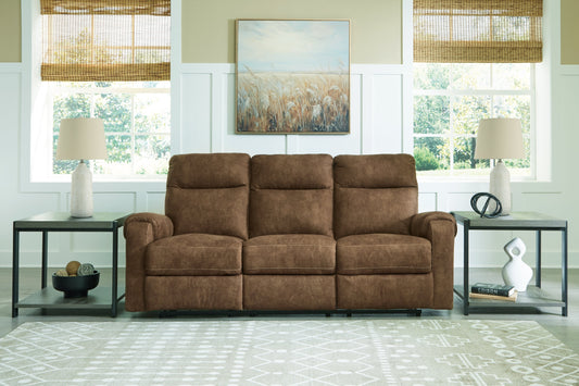 Edenwold Brown Reclining Sofa