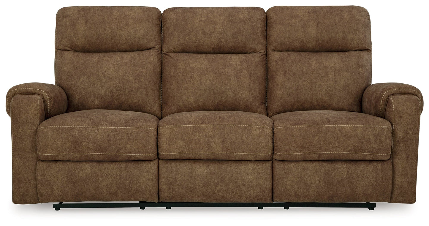 Edenwold Brown Reclining Sofa