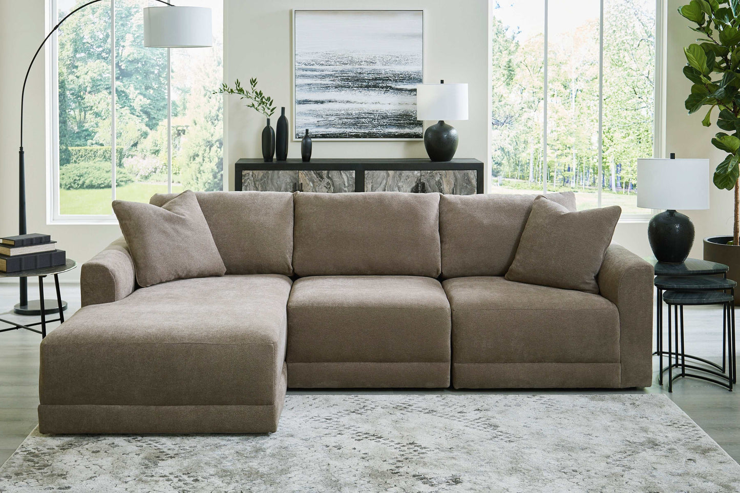 Raeanna Storm LAF Chaise Sectional / 3pc