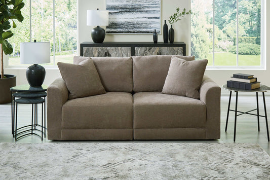 Raeanna Storm Sectional Loveseat / 2pc