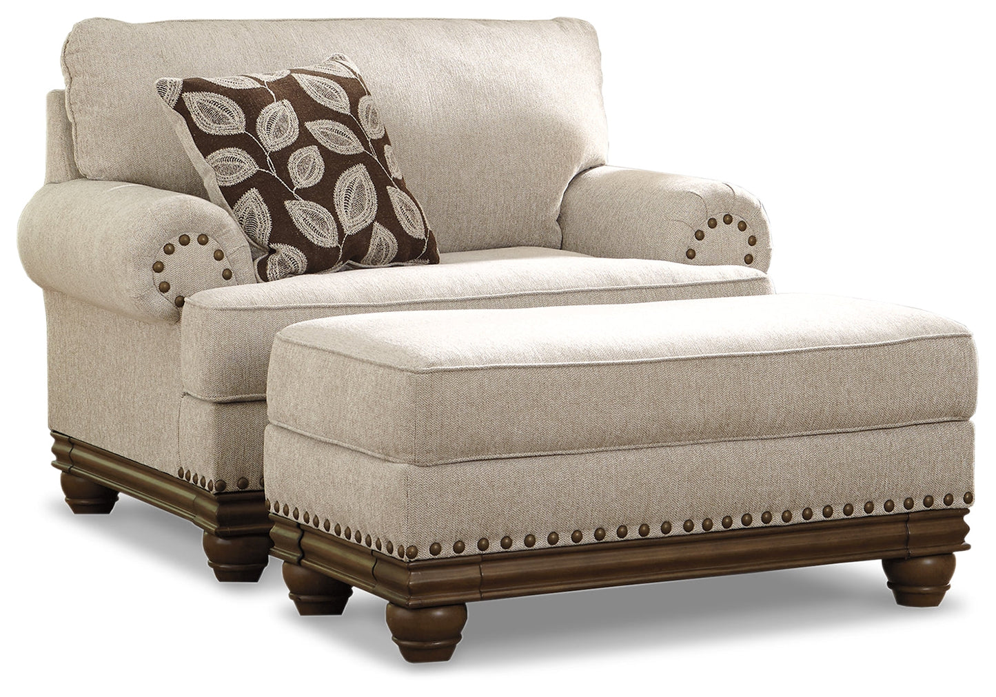 Harleson Wheat Loveseat, Chair, and Ottoman