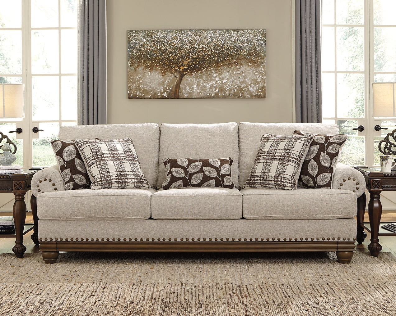 Harleson Wheat Sofa, Chair, and Ottoman