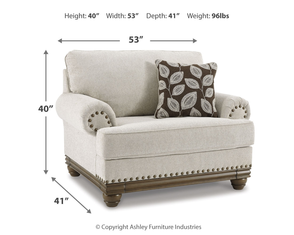 Harleson Wheat Loveseat, Chair, and Ottoman