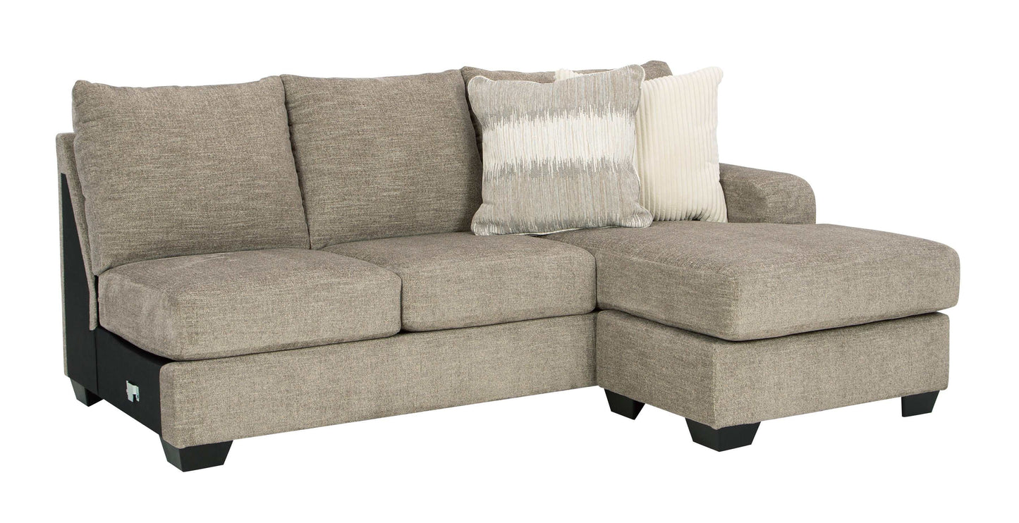 Creswell Stone 2pc Sectional w/ LAF Corner Chaise