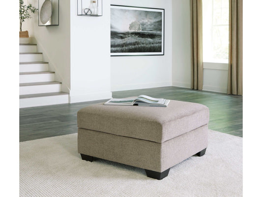 Creswell Stone Ottoman w/ Storage