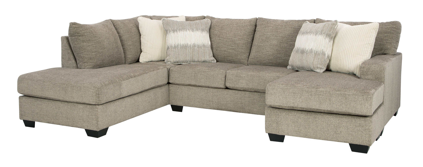 Creswell Stone 2pc Sectional w/ LAF Corner Chaise