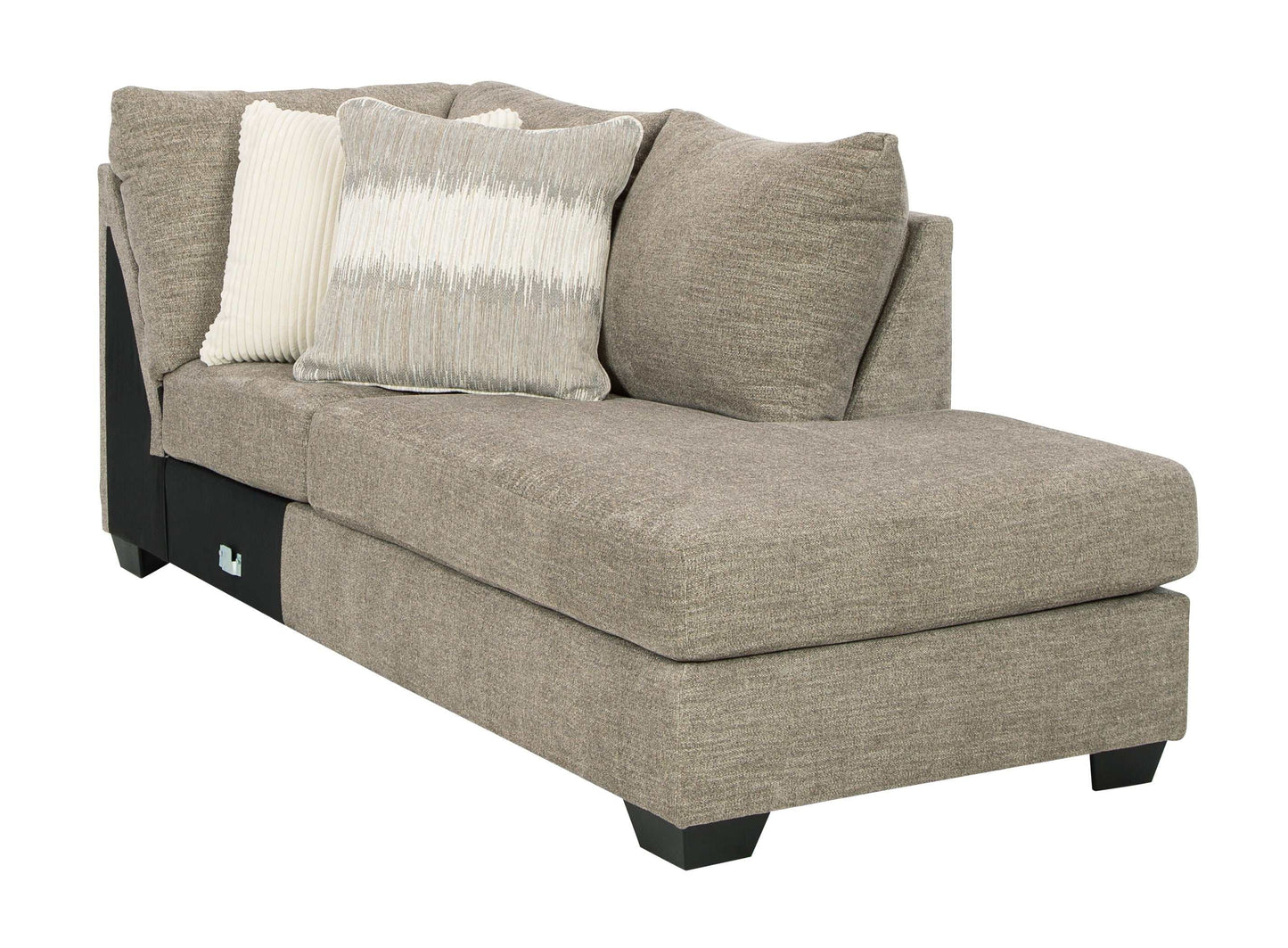 Creswell Stone 2pc Sectional w/ RAF Corner Chaise