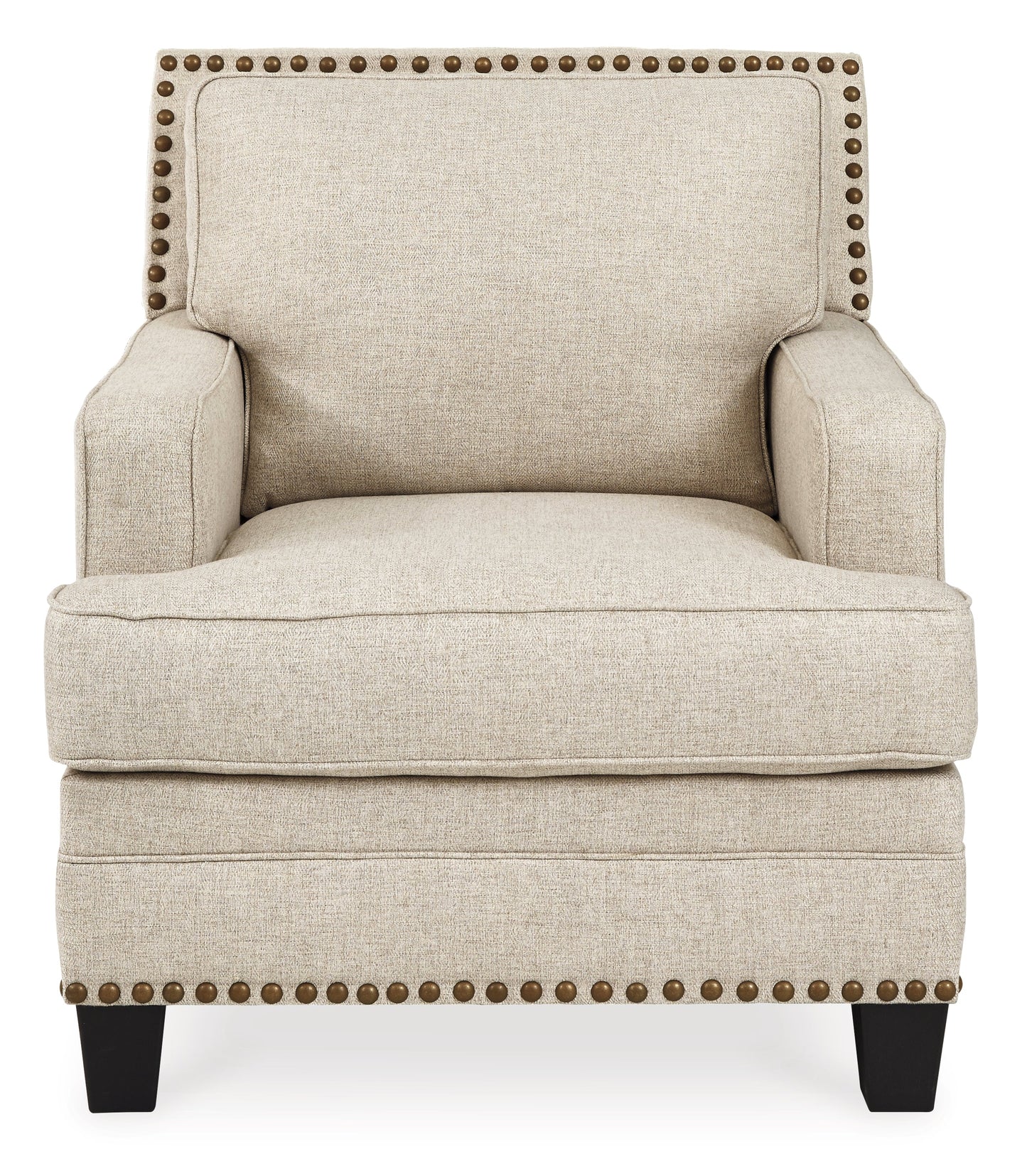 Claredon Linen Chair and Ottoman